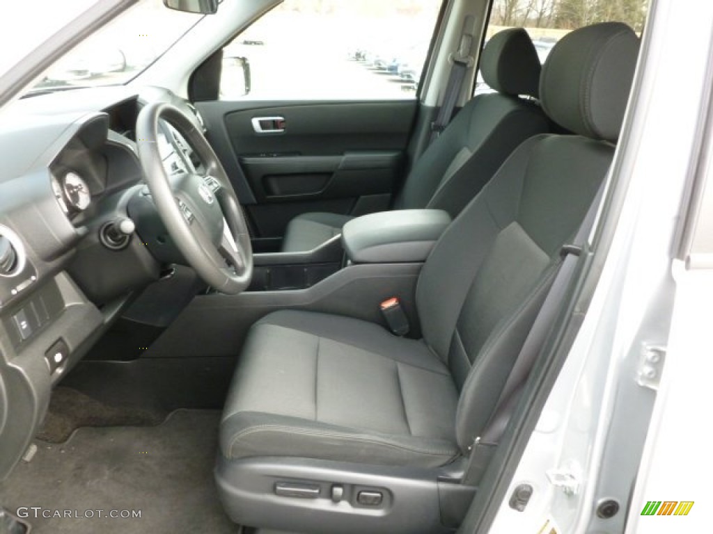 Black Interior 2011 Honda Pilot EX 4WD Photo #60439349