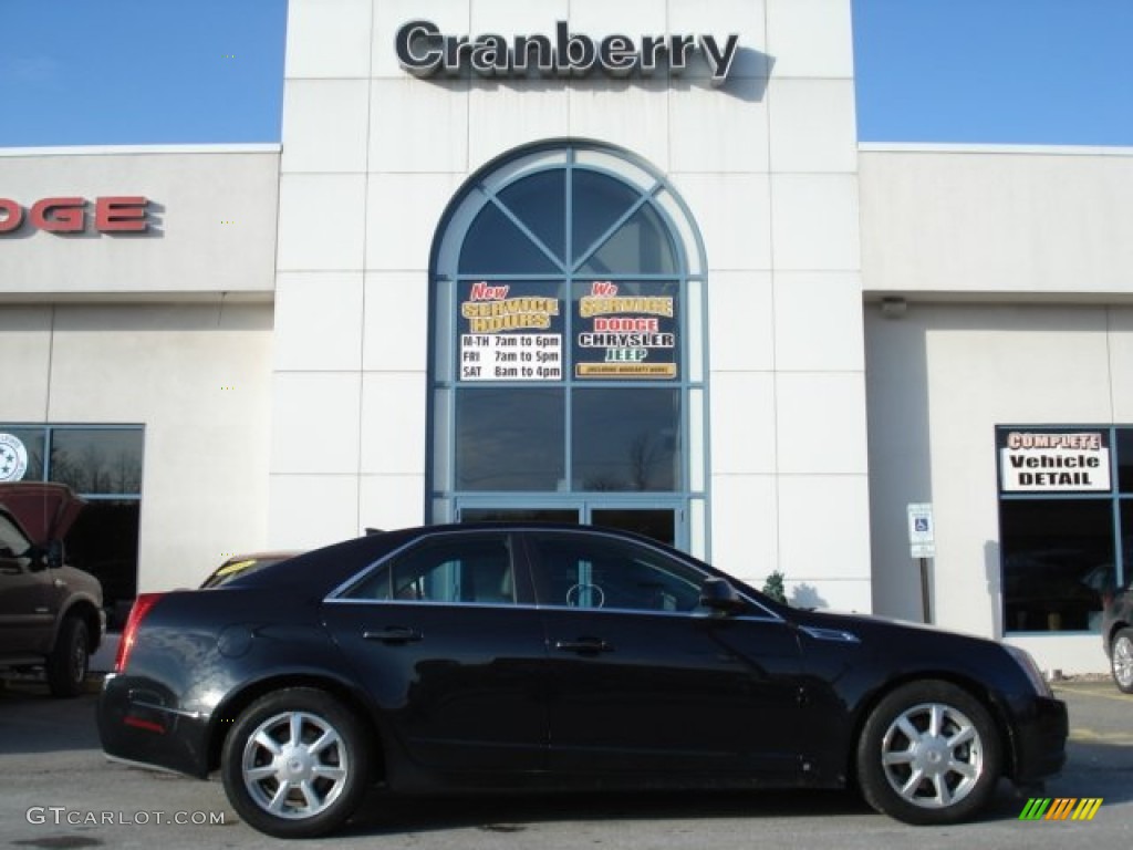 2009 CTS 4 AWD Sedan - Black Ice / Ebony photo #1