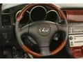 2010 Lexus SC Black Interior Steering Wheel Photo