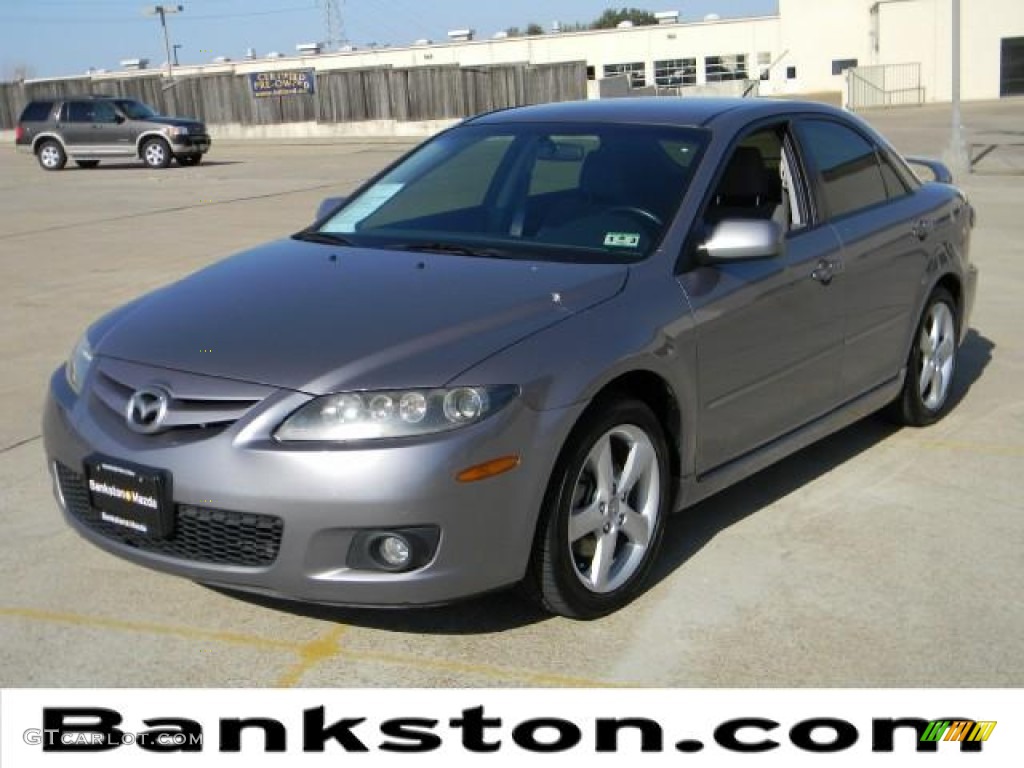 2006 MAZDA6 s Sport Sedan - Tungsten Gray Metallic / Gray photo #1