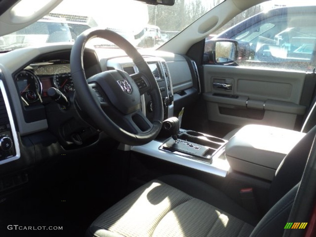 2012 Ram 1500 Big Horn Crew Cab 4x4 - Deep Cherry Red Crystal Pearl / Dark Slate Gray/Medium Graystone photo #6