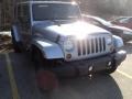 2012 Winter Chill Metallic Jeep Wrangler Unlimited Sahara Arctic Edition 4x4  photo #2