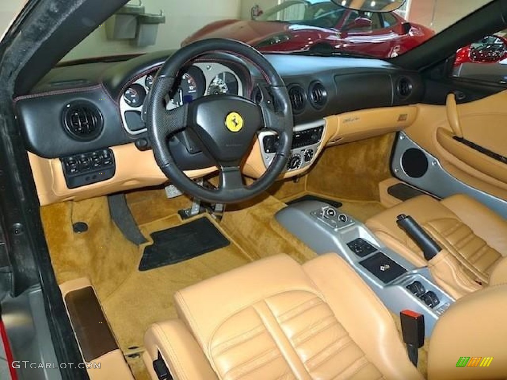 Beige Interior 2001 Ferrari 360 Spider F1 Photo #60442421