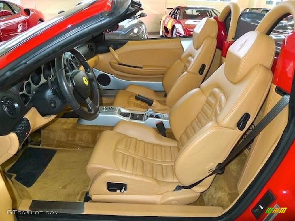 Beige Interior 2001 Ferrari 360 Spider F1 Photo #60442427