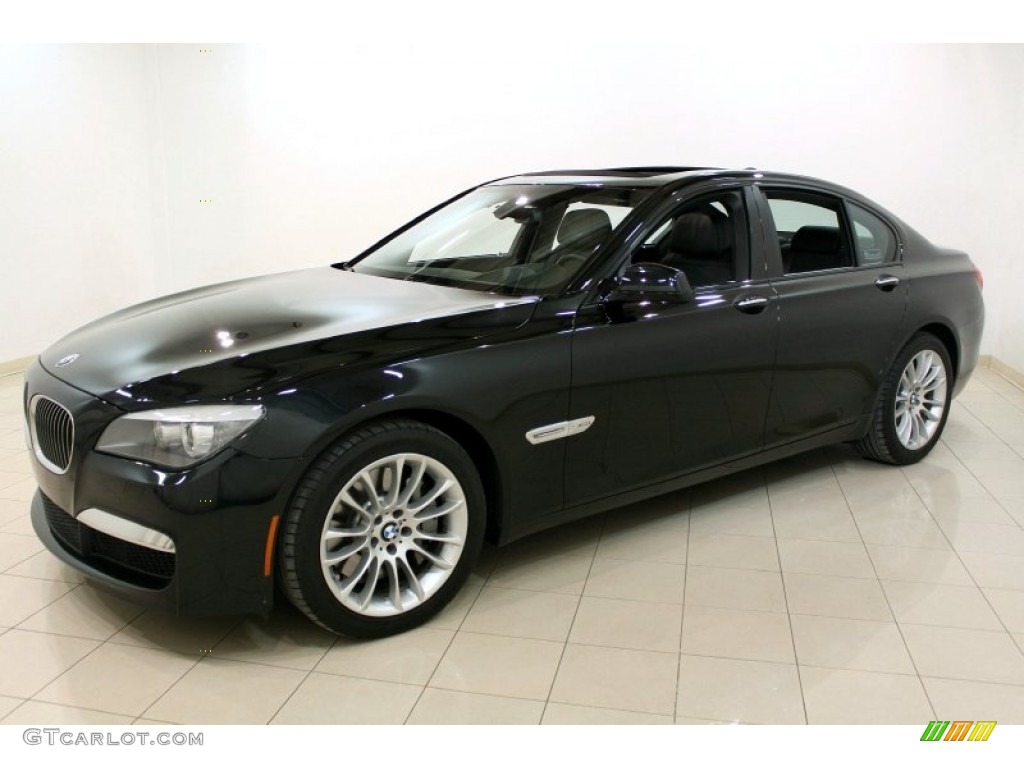 Black Sapphire Metallic 2010 BMW 7 Series 750i xDrive Sedan Exterior Photo #60442445