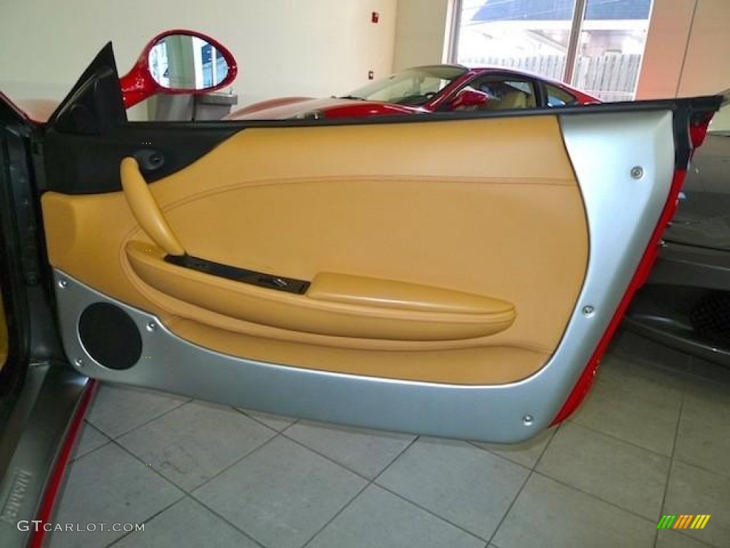 2001 Ferrari 360 Spider F1 Beige Door Panel Photo #60442496