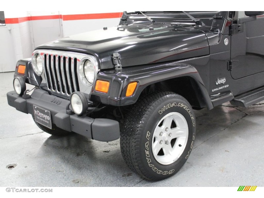 2006 Wrangler Unlimited 4x4 - Black / Dark Slate Gray photo #13