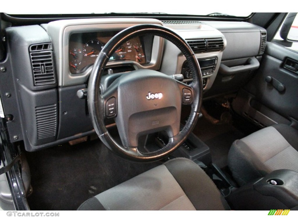 2006 Wrangler Unlimited 4x4 - Black / Dark Slate Gray photo #58