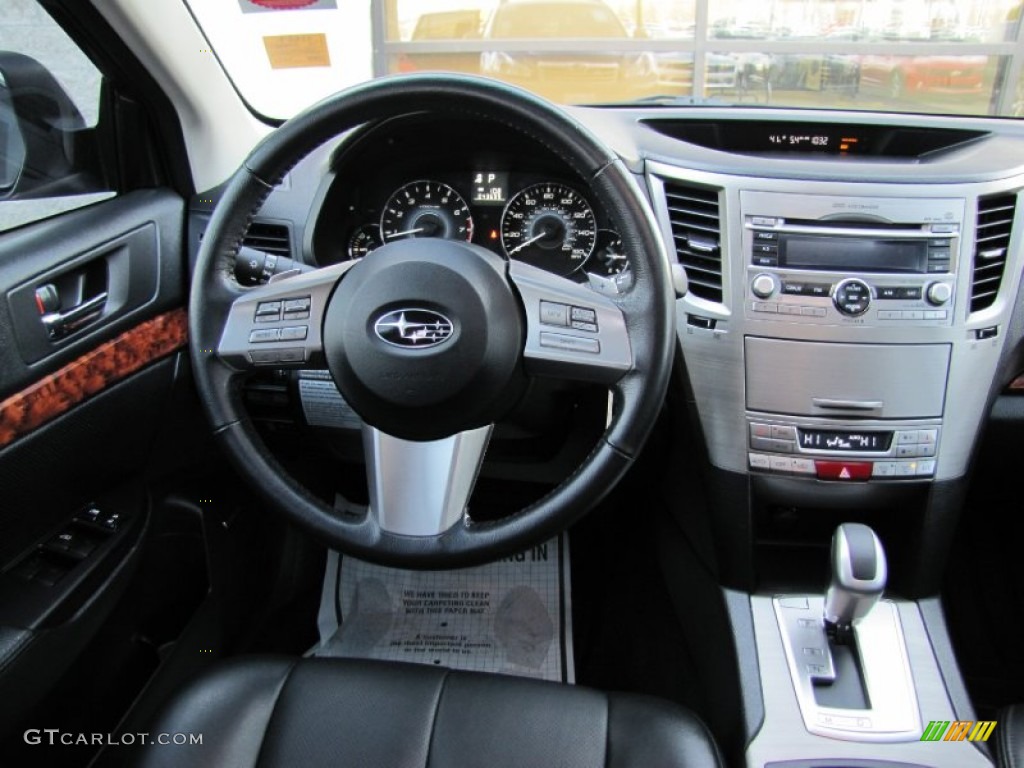 2010 Outback 3.6R Limited Wagon - Graphite Gray Metallic / Off Black photo #9