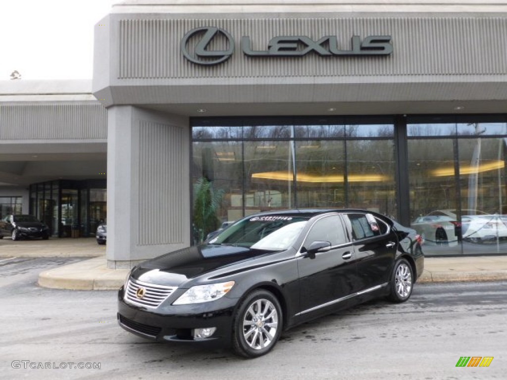 Obsidian Black Lexus LS