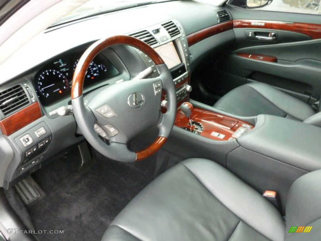 Black Interior 2011 Lexus LS 460 L AWD Photo #60444341