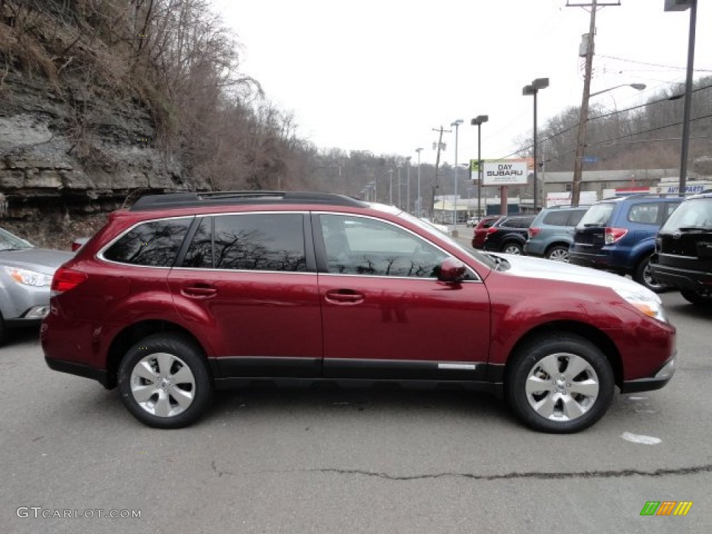 Ruby Red Pearl 2012 Subaru Outback 3.6R Limited Exterior Photo #60446430