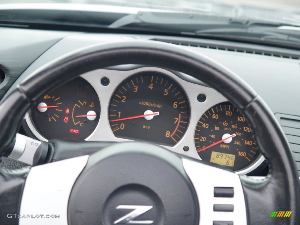 2005 350Z Touring Roadster - Silverstone Metallic / Charcoal photo #24