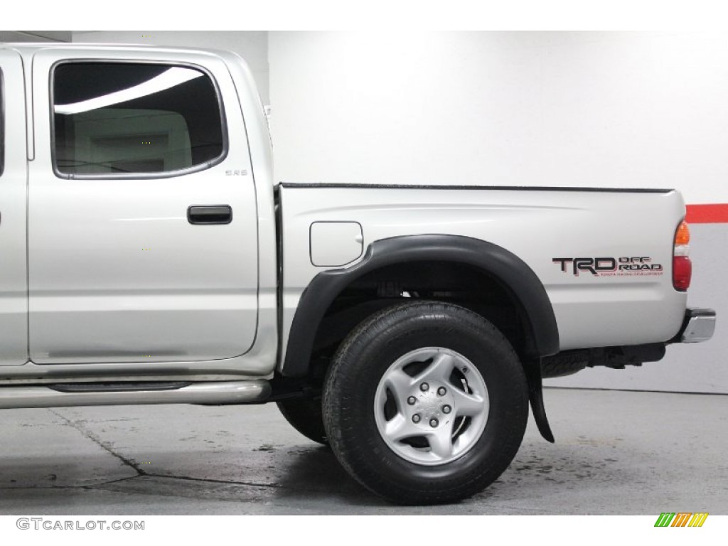 2004 Tacoma V6 TRD Double Cab 4x4 - Lunar Mist Metallic / Charcoal photo #17