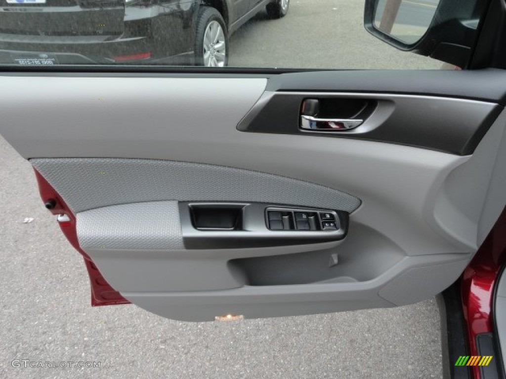 2012 Subaru Forester 2.5 X Premium Platinum Door Panel Photo #60447229