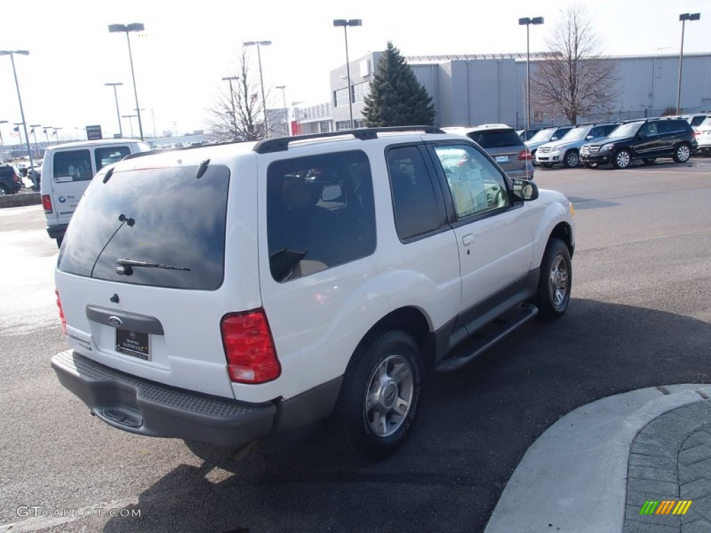 2003 Explorer Sport XLS - Oxford White / Medium Parchment Beige photo #2