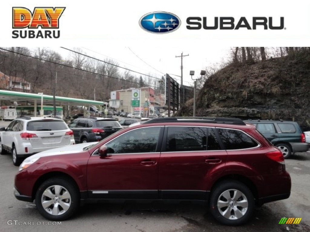 Ruby Red Pearl Subaru Outback