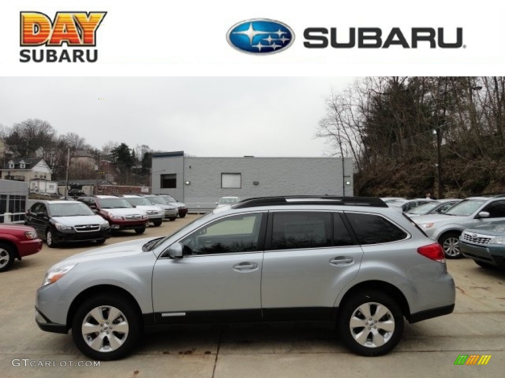 2012 Outback 3.6R Limited - Ice Silver Metallic / Off Black photo #1