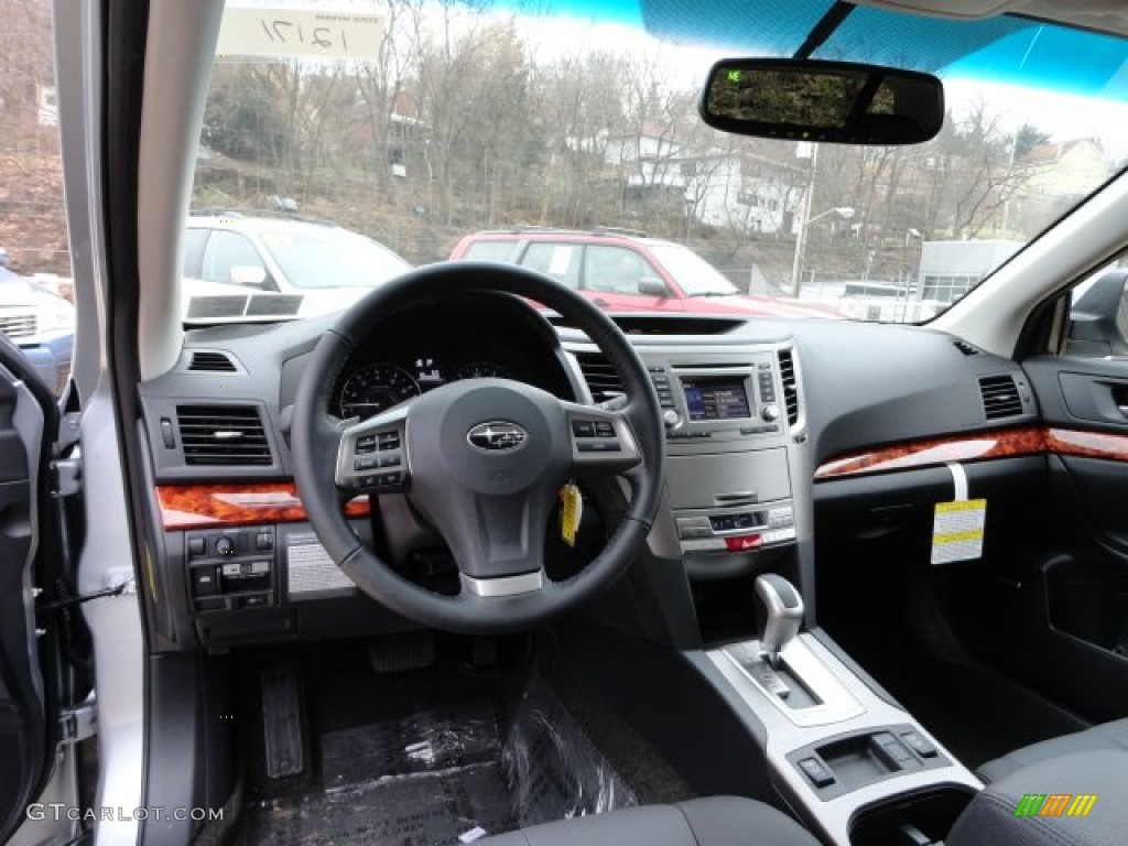 2012 Subaru Outback 3.6R Limited Off Black Dashboard Photo #60447912