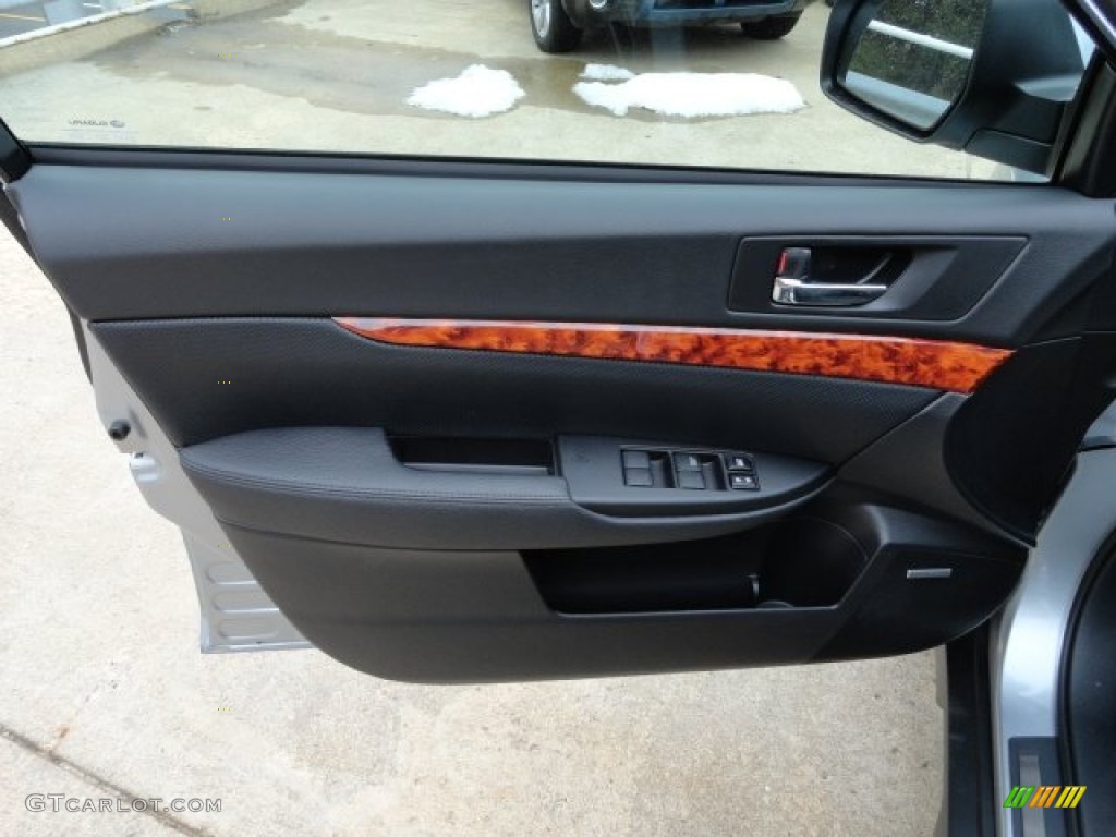 2012 Subaru Outback 3.6R Limited Off Black Door Panel Photo #60447923