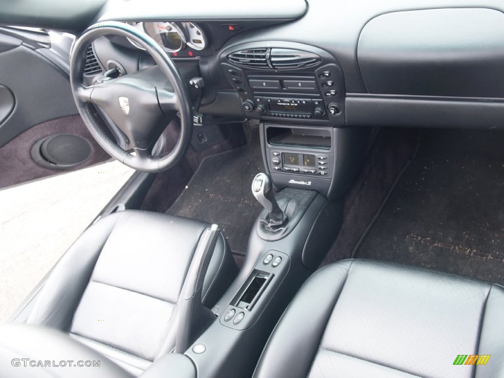 2002 Porsche Boxster S Black Dashboard Photo #60448104