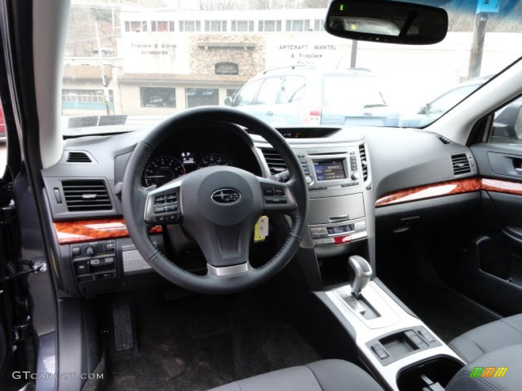 2012 Subaru Outback 3.6R Limited Off Black Dashboard Photo #60448254