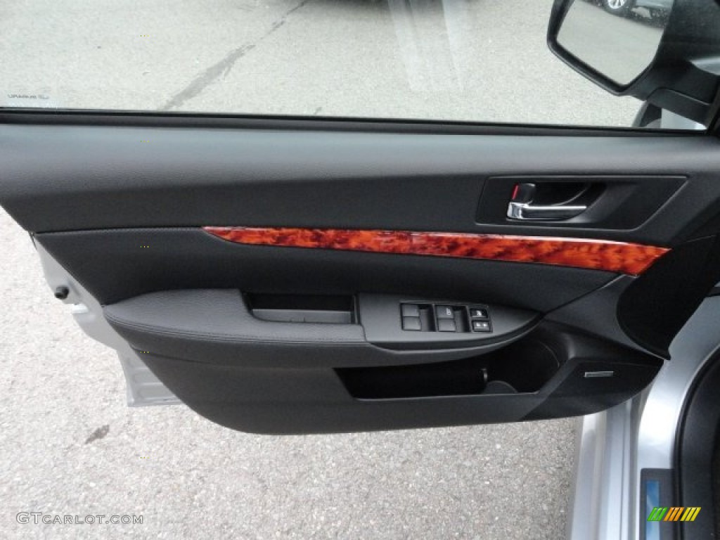 2012 Subaru Legacy 3.6R Limited Off Black Door Panel Photo #60448452