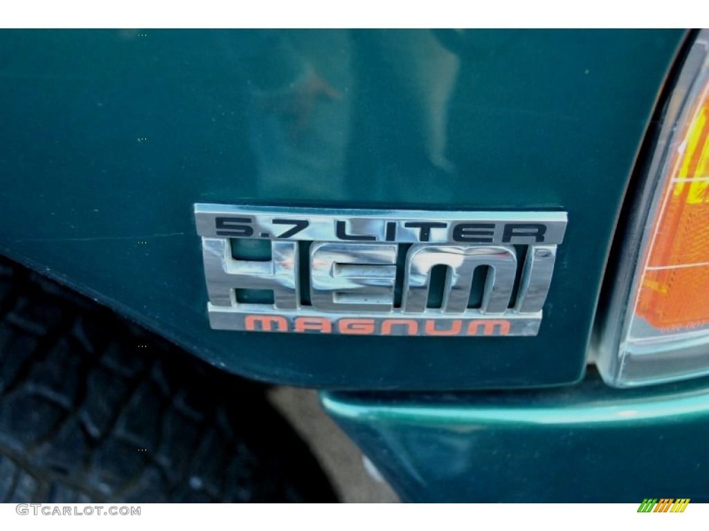 2004 Ram 1500 SLT Quad Cab 4x4 - Timberline Green Pearl Coat / Taupe photo #42