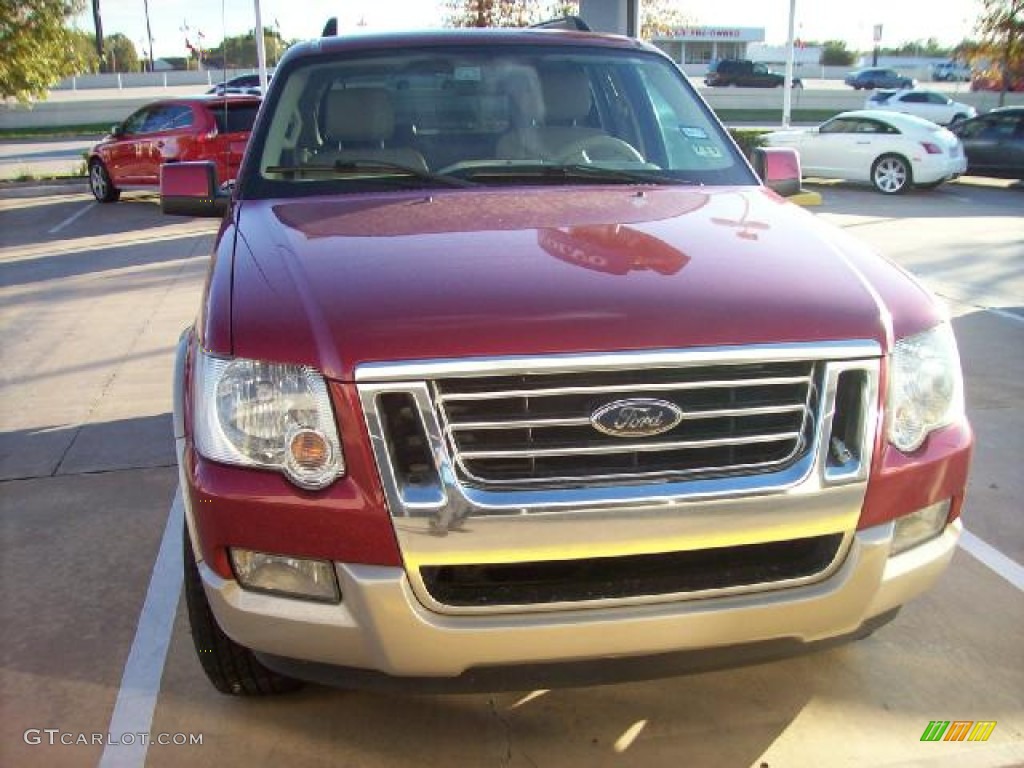 2006 Explorer Eddie Bauer - Redfire Metallic / Camel photo #3