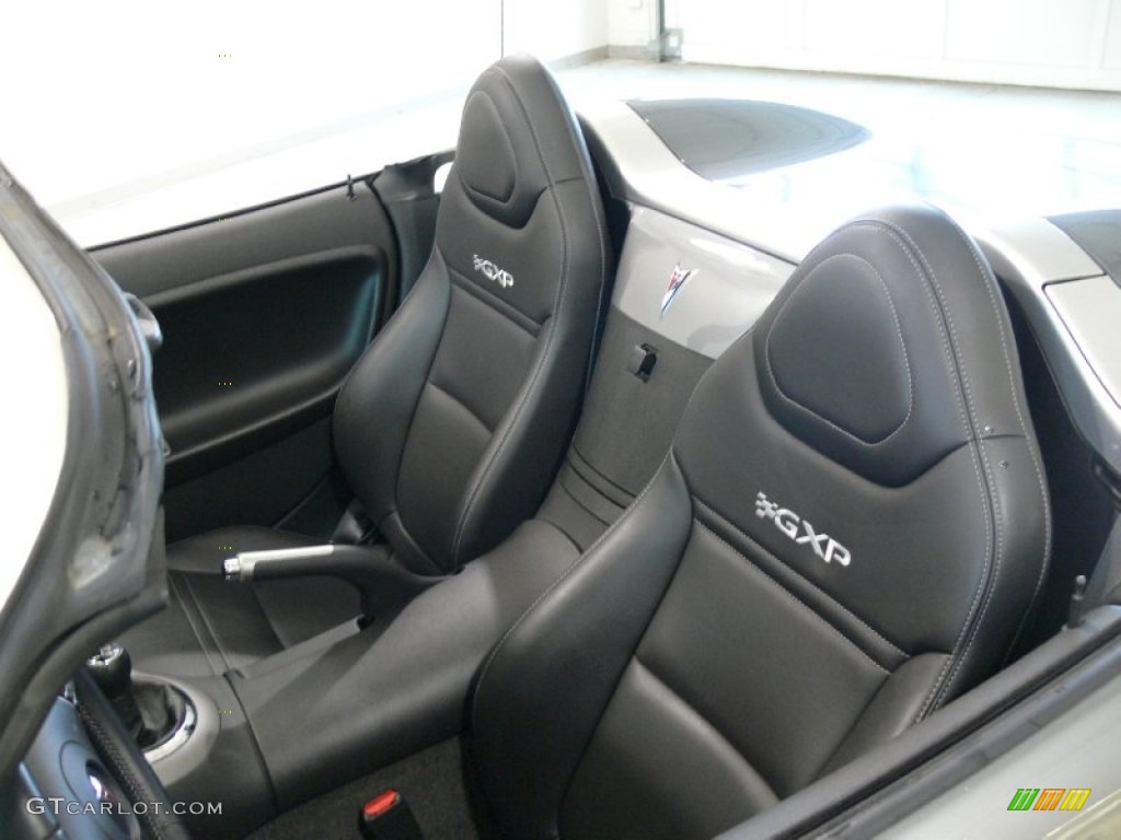 Ebony Interior 2007 Pontiac Solstice GXP Roadster Photo #60450519