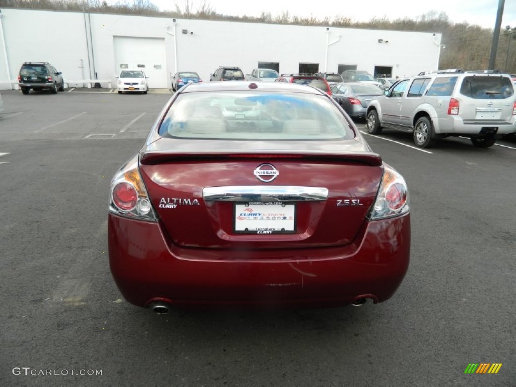 2010 Altima 2.5 SL - Tuscan Sun Red / Blond photo #4