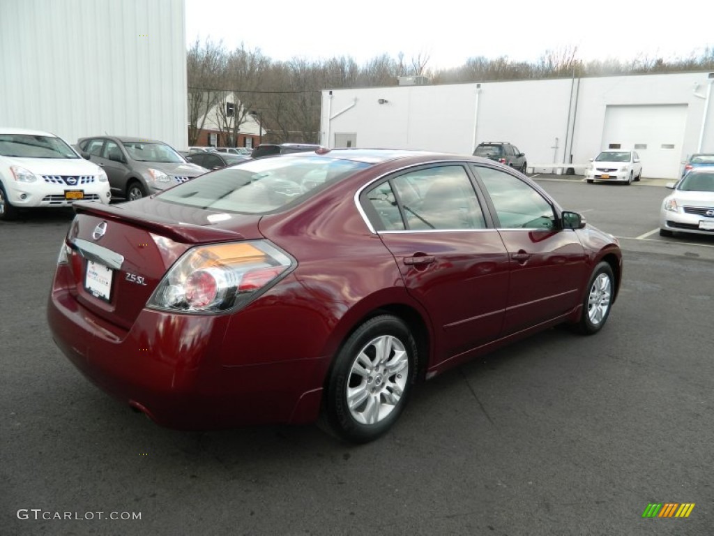 2010 Altima 2.5 SL - Tuscan Sun Red / Blond photo #5