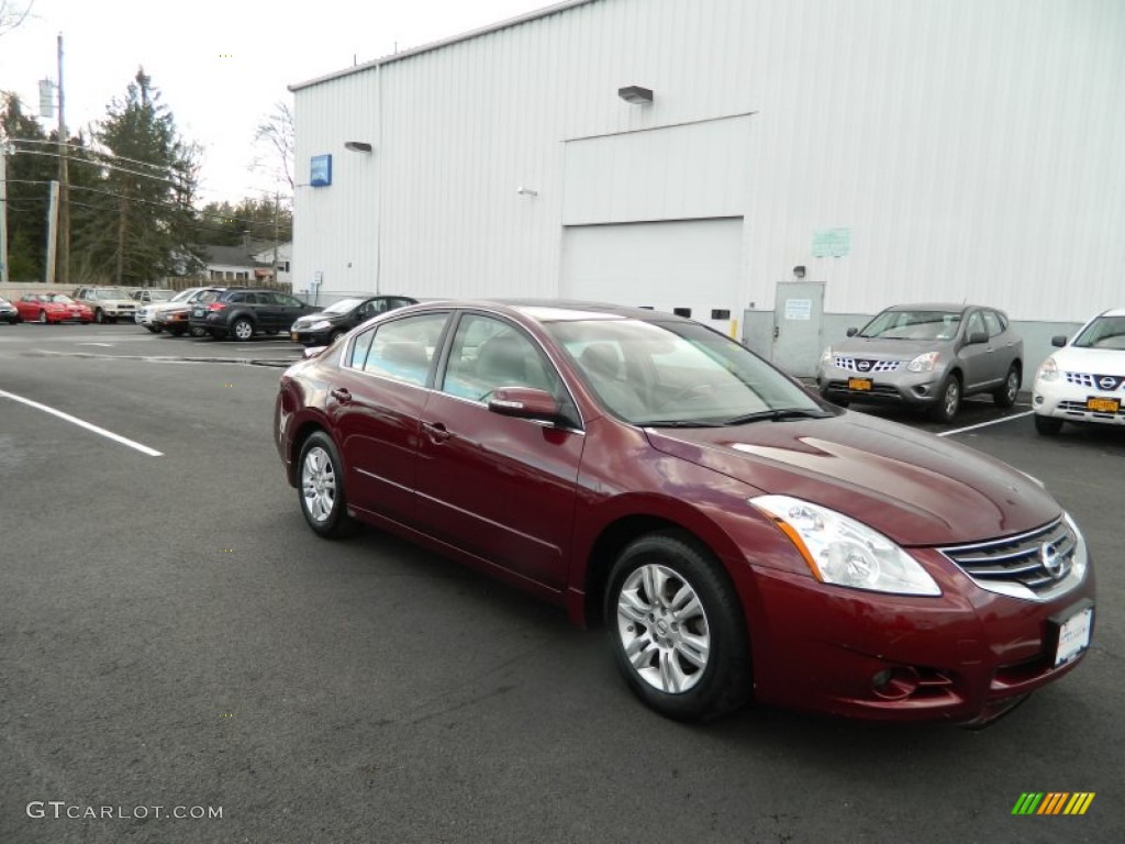 2010 Altima 2.5 SL - Tuscan Sun Red / Blond photo #7