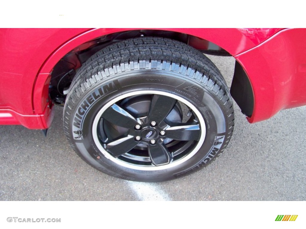 2010 Escape XLT V6 Sport Package 4WD - Sangria Red Metallic / Charcoal Black photo #9