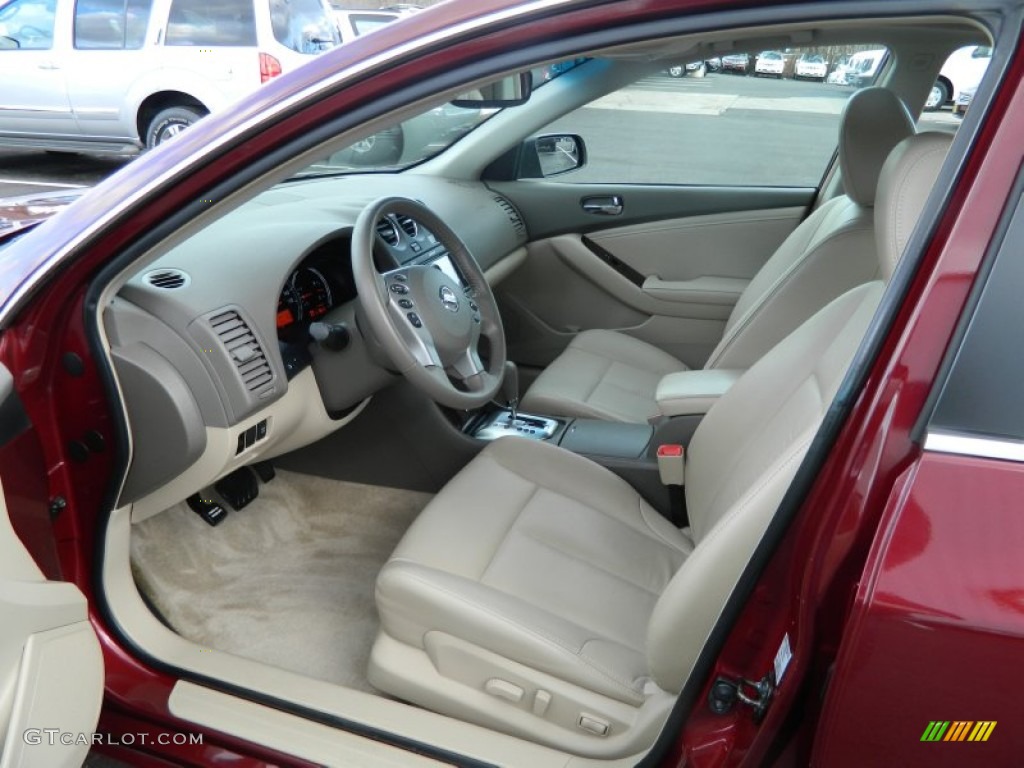 2010 Altima 2.5 SL - Tuscan Sun Red / Blond photo #14
