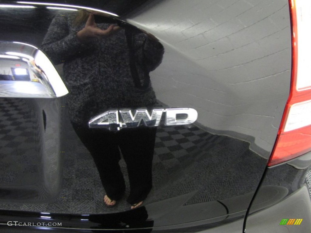2010 CR-V EX-L AWD - Crystal Black Pearl / Black photo #36