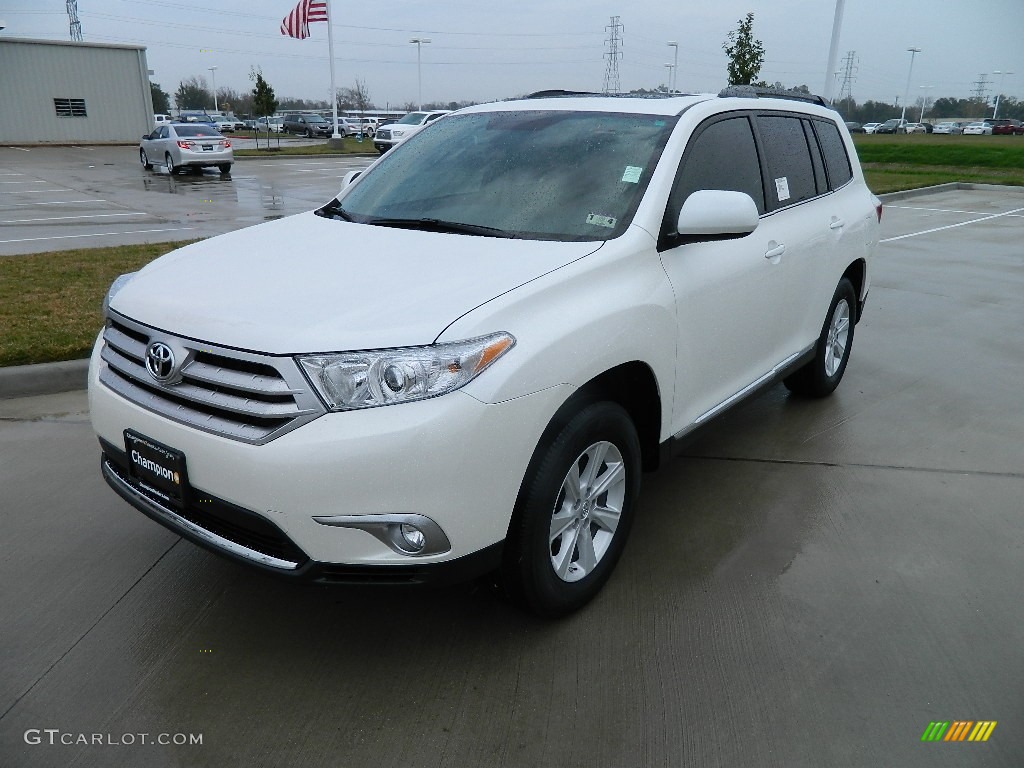 2012 Highlander SE - Blizzard White Pearl / Sand Beige photo #1