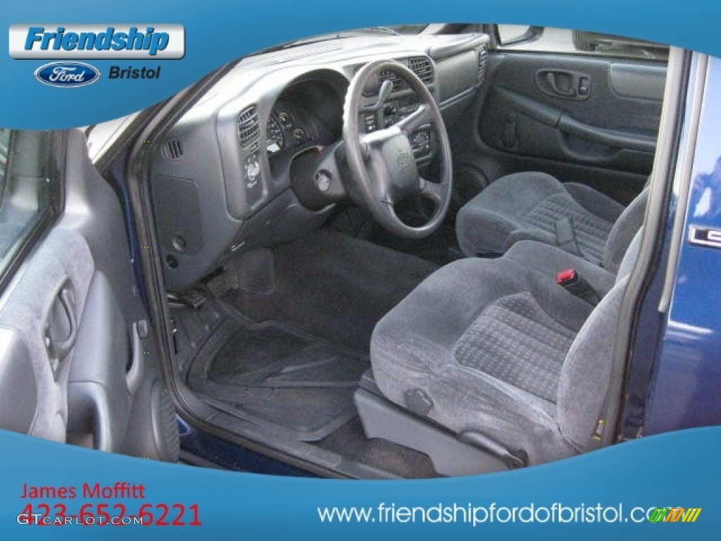 1999 S10 LS Regular Cab - Indigo Blue Metallic / Graphite photo #13