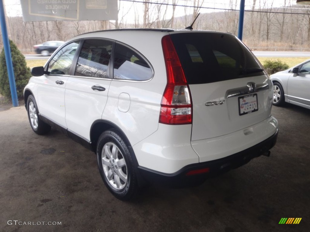 2009 CR-V EX 4WD - Taffeta White / Gray photo #2