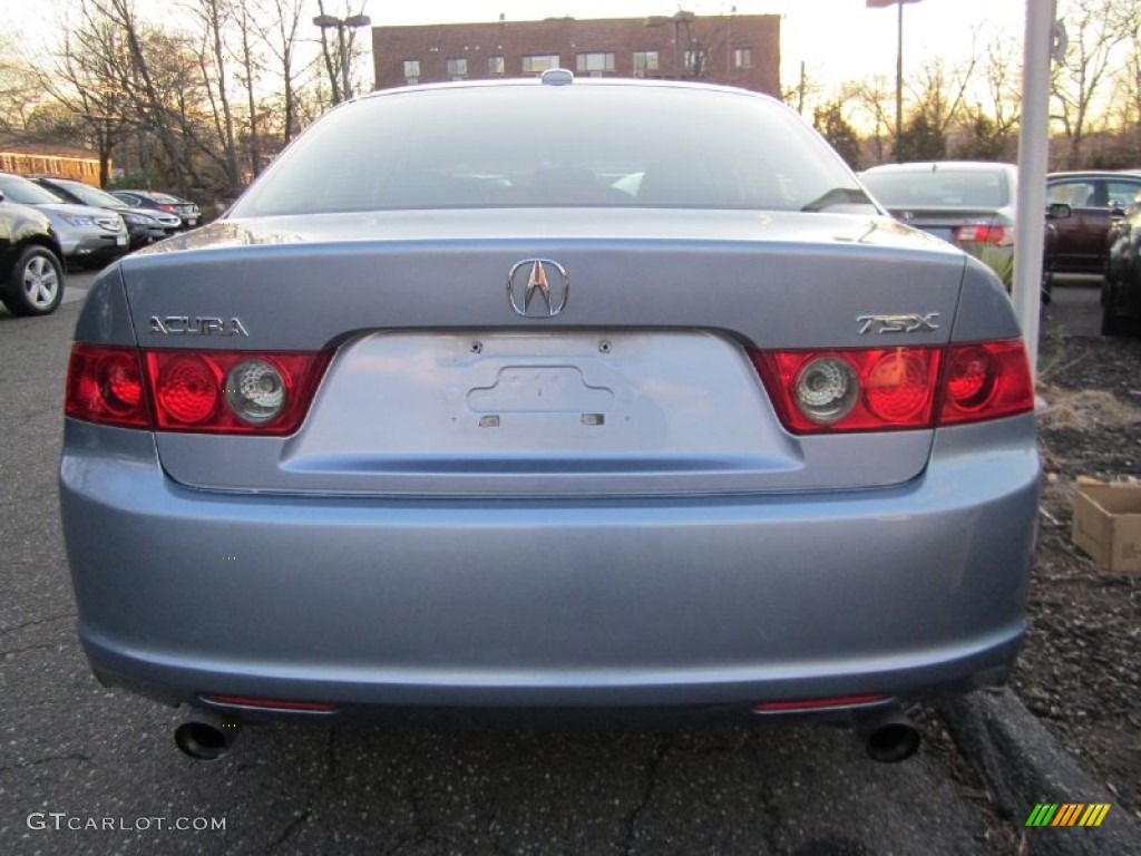 2006 TSX Sedan - Glacier Blue Metallic / Ebony Black photo #7