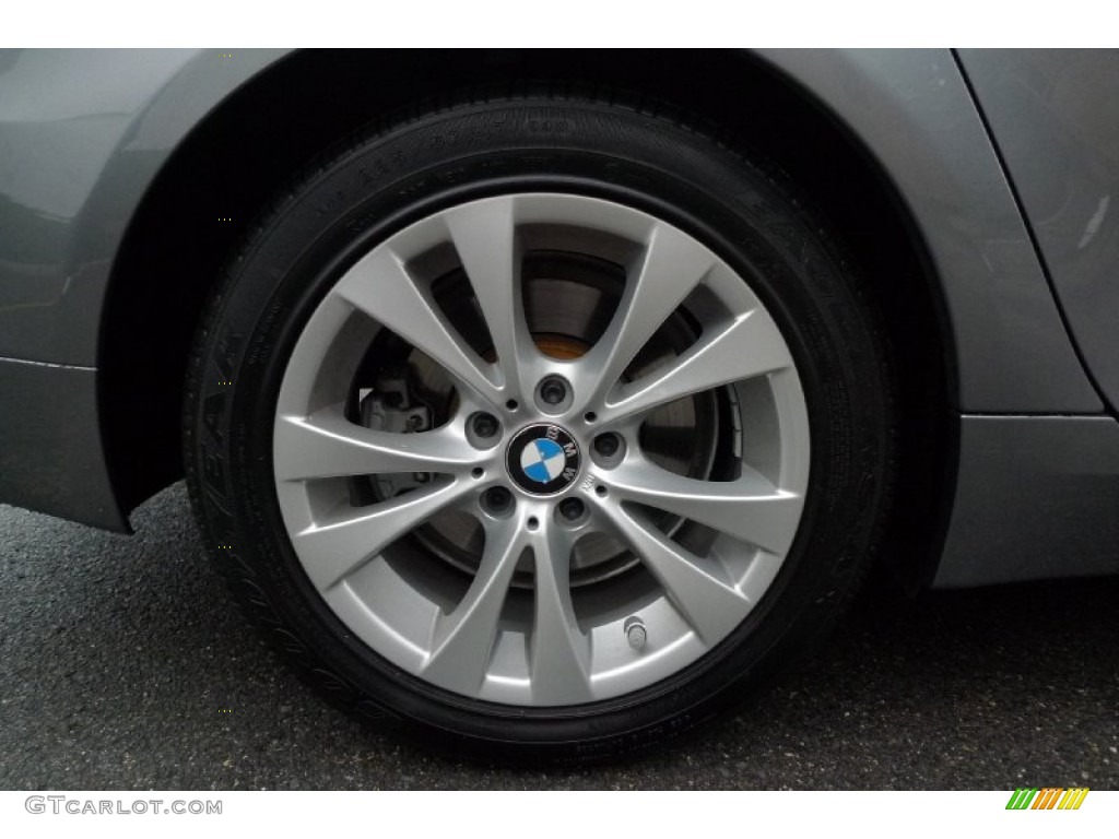 2009 5 Series 535xi Sedan - Space Grey Metallic / Black photo #11