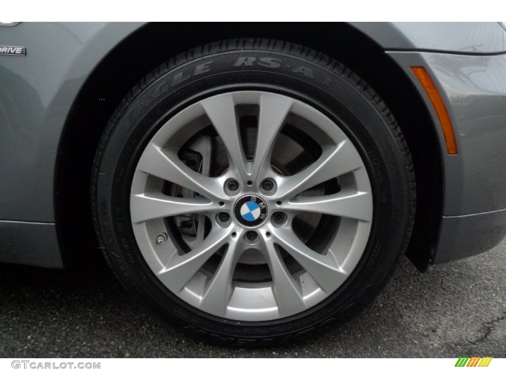 2009 5 Series 535xi Sedan - Space Grey Metallic / Black photo #12
