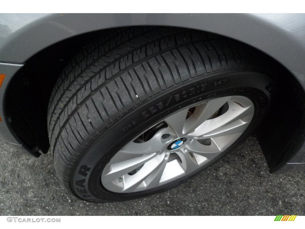 2009 5 Series 535xi Sedan - Space Grey Metallic / Black photo #13