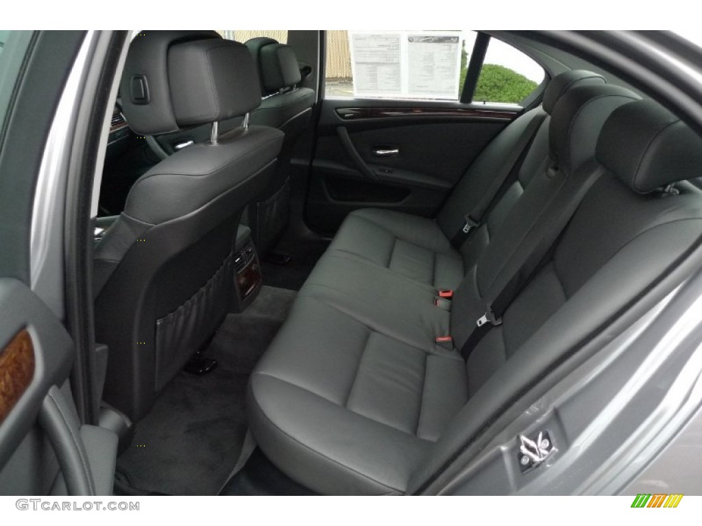 2009 5 Series 535xi Sedan - Space Grey Metallic / Black photo #24