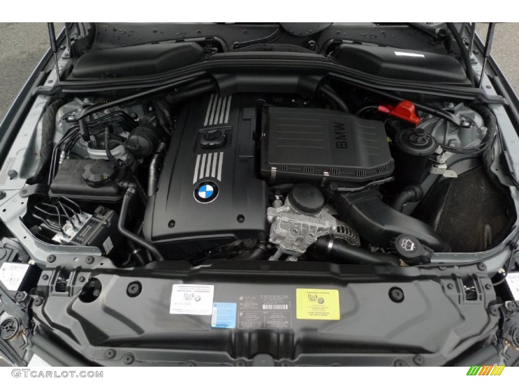 2009 5 Series 535xi Sedan - Space Grey Metallic / Black photo #33