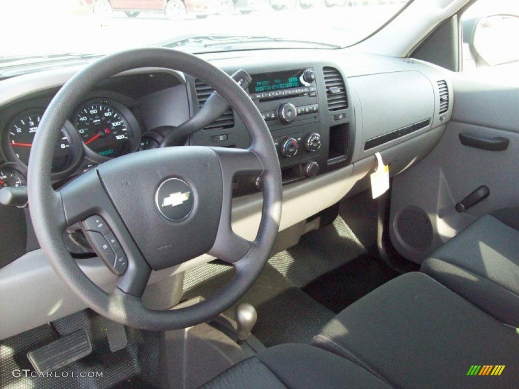 2012 Silverado 1500 LS Regular Cab 4x4 - Imperial Blue Metallic / Dark Titanium photo #7