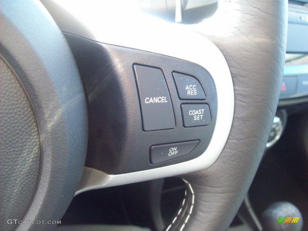 2012 Lancer Evolution GSR - Wicked White / Black Recaro photo #15