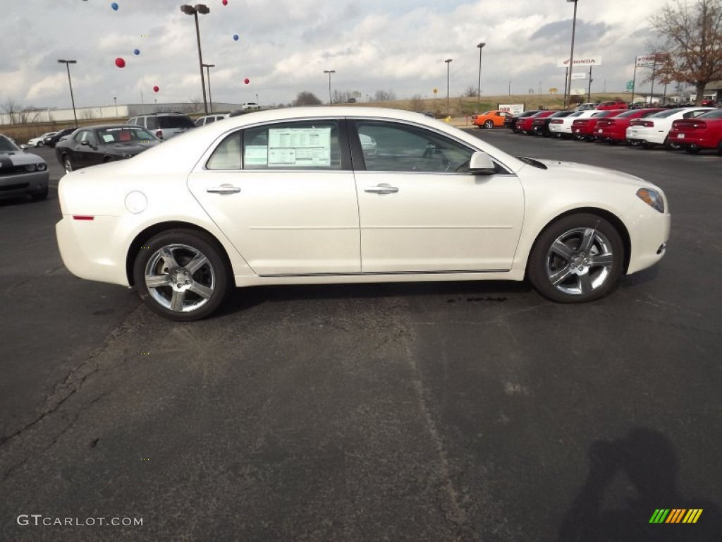 White Diamond Tricoat 2012 Chevrolet Malibu LT Exterior Photo #60459093