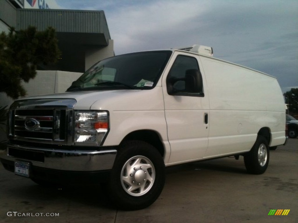 2011 E Series Van E350 Commercial - Oxford White / Medium Flint photo #1