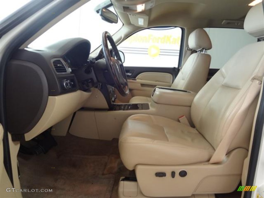 2010 Sierra 1500 Denali Crew Cab - White Diamond Tricoat / Cocoa/Light Cashmere photo #13